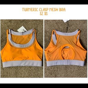 ZYIA Turmeric Clasp Mesh Bra XS
